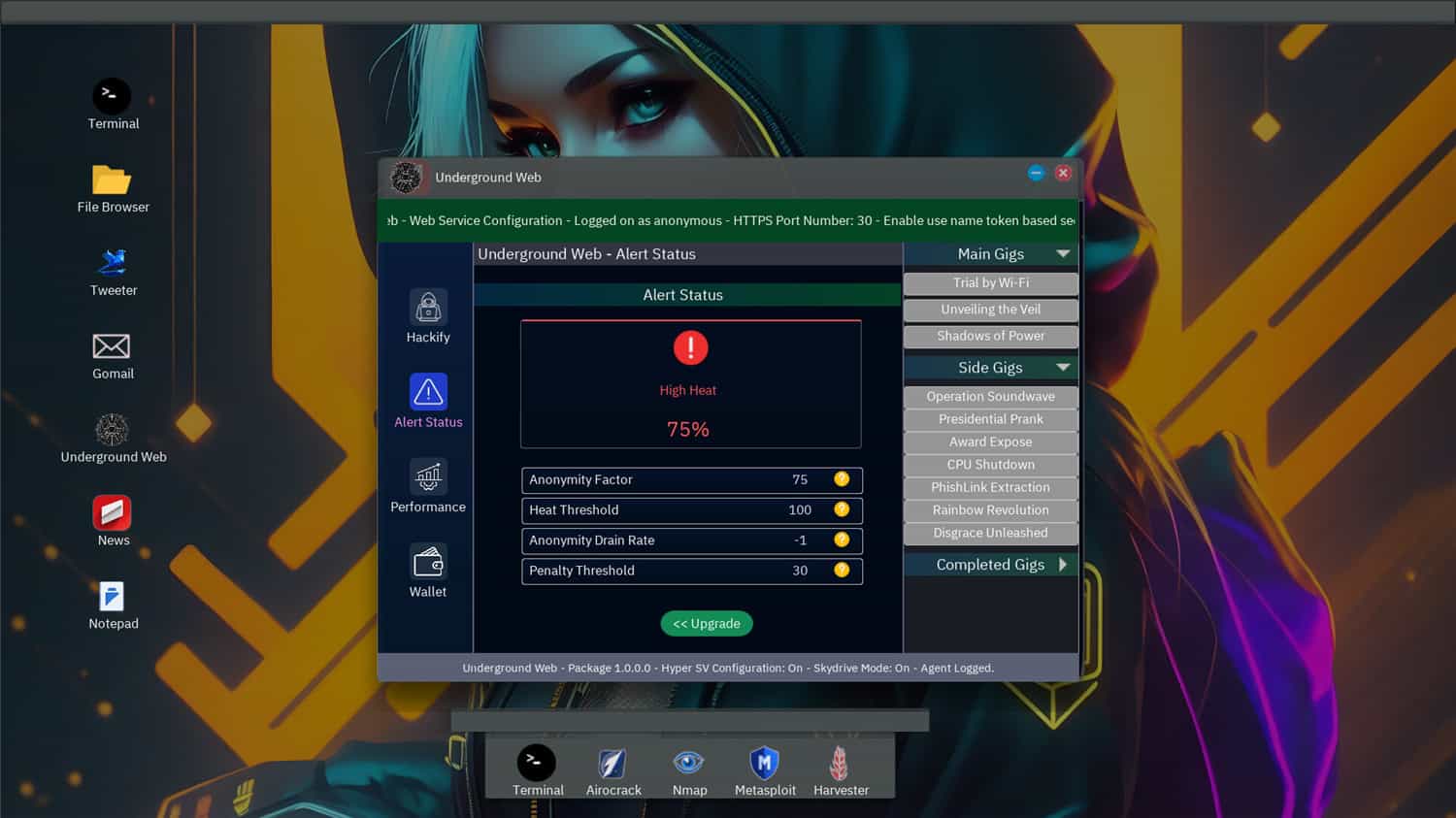 《匿名黑客模拟器》v1.01中文版共研网创-网赚项目-副业赚钱-互联网创业-资源整合-共研赋能共研网创社