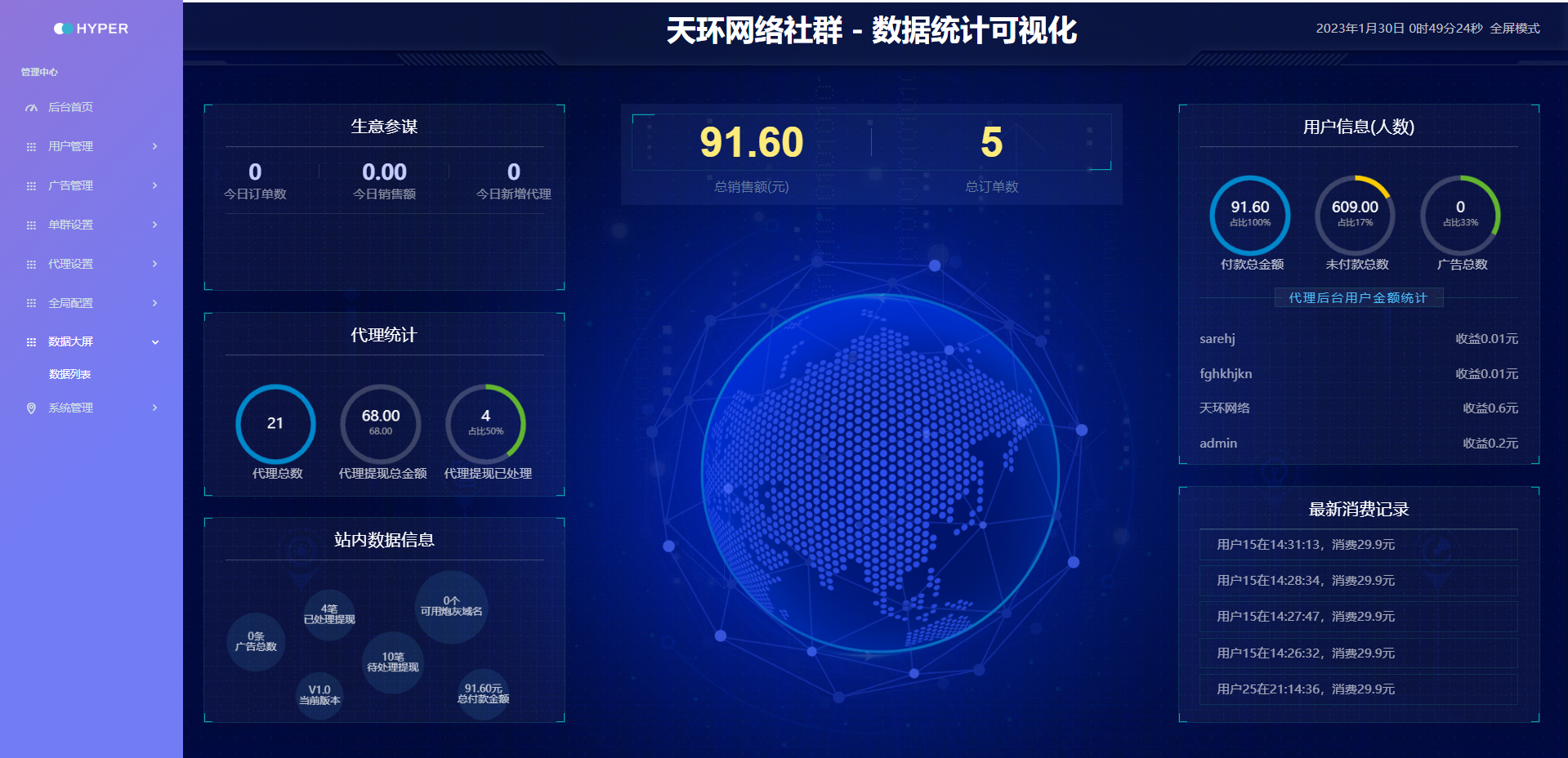 天环付费进群系统V1.2共研网创-网赚项目-副业赚钱-互联网创业-资源整合-共研赋能共研网创社
