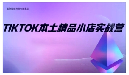TikTok本土精品小店出海实战营，从入门到高阶，不止0共研网创-网赚项目-副业赚钱-互联网创业-资源整合-共研赋能共研网创社