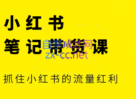张宾·小红书笔记带货课(更新4月)共研网创-网赚项目-副业赚钱-互联网创业-资源整合-共研赋能共研网创社