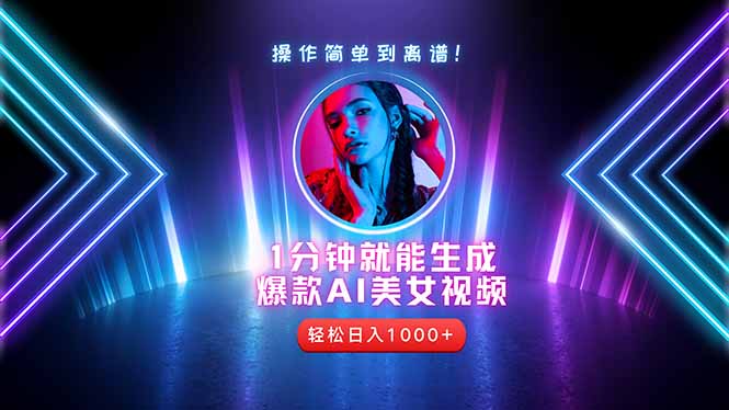 2025年最强副业：用AI做短视频，从零开始打造爆款账号！共研网创-网赚项目-副业赚钱-互联网创业-资源整合-共研赋能共研网创社