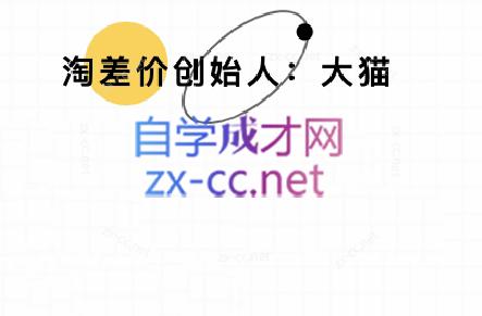 大猫淘差价课程(部分更新5月)共研网创-网赚项目-副业赚钱-互联网创业-资源整合-共研赋能共研网创社