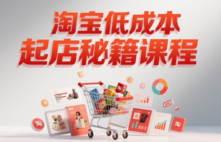 子枫老师·淘宝低成本起店系统课共研网创-网赚项目-副业赚钱-互联网创业-资源整合-共研赋能共研网创社