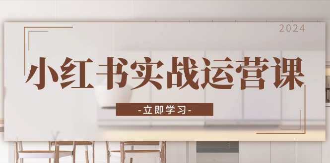 小红书实战运营课：从开通店铺到直播话术，打造爆款笔记与高效直播共研网创-网赚项目-副业赚钱-互联网创业-资源整合-共研赋能共研网创社