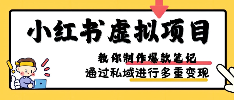 小红书虚拟项目实战，爆款笔记制作，矩阵放大玩法分享共研网创-网赚项目-副业赚钱-互联网创业-资源整合-共研赋能共研网创社