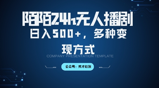 陌陌无人直播3.0版本，轻松日入5张，多种变现方式，落地保姆级教程【揭秘】共研网创-网赚项目-副业赚钱-互联网创业-资源整合-共研赋能共研网创社