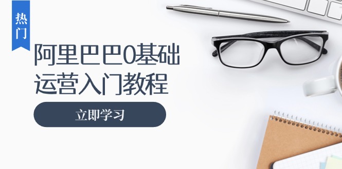 阿里巴巴运营零基础入门教程：涵盖开店、运营、推广，快速成为电商高手共研网创-网赚项目-副业赚钱-互联网创业-资源整合-共研赋能共研网创社
