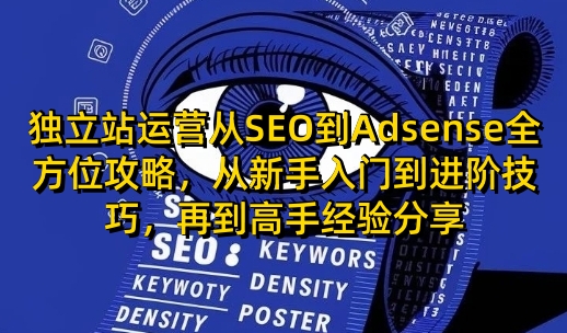 独立站运营从SEO到Adsense全方位攻略，从新手入门到进阶技巧，再到高手经验分享-寒山客