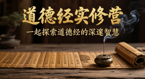道德经实修营，一起探索道德经的深邃智慧-寒山客