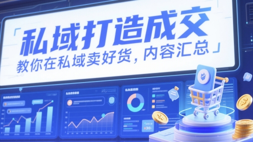 私域打造成交，教你在私域卖好货，内容汇总-寒山客
