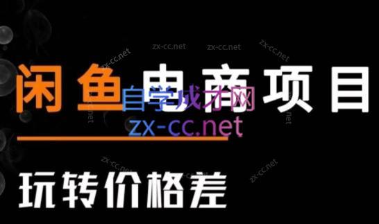 亿创繁星·闲鱼电商项目(玩转价格差)共研网创-网赚项目-副业赚钱-互联网创业-资源整合-共研赋能共研网创社