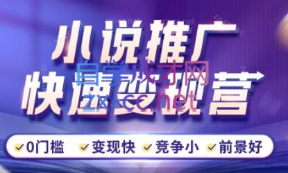 洲洲老师·小说推广快速变现营共研网创-网赚项目-副业赚钱-互联网创业-资源整合-共研赋能共研网创社