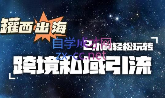 罐西老师·零基础学会跨境私域引流共研网创-网赚项目-副业赚钱-互联网创业-资源整合-共研赋能共研网创社