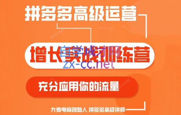 大麦老师·拼多多单品爆款打造课程(更新6月)共研网创-网赚项目-副业赚钱-互联网创业-资源整合-共研赋能共研网创社