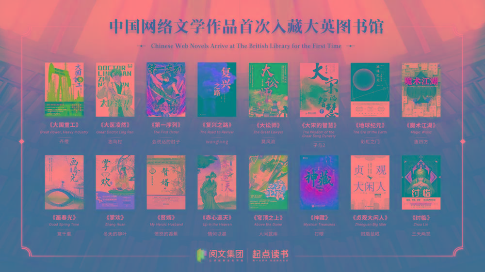 16本中国网文被收录至大英图书馆的中文馆的作品集共研网创-网赚项目-副业赚钱-互联网创业-资源整合-共研赋能共研网创社
