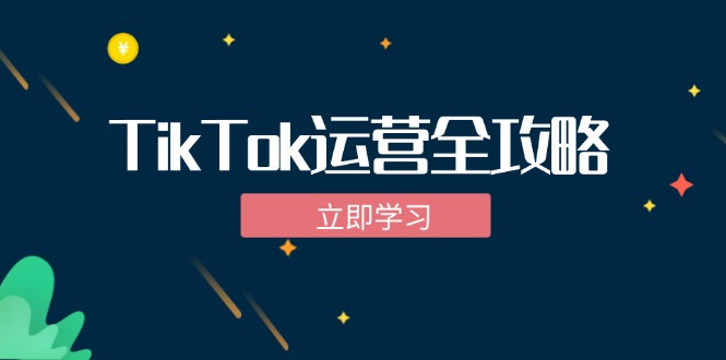 TikTok实战运营全攻略：从下载软件到变现，抖音海外版实操教程共研网创-网赚项目-副业赚钱-互联网创业-资源整合-共研赋能共研网创社